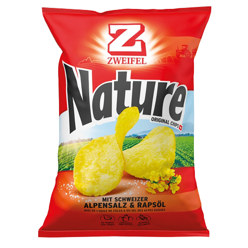 Zweifel Pommes Chips Nature, 20 x 30g