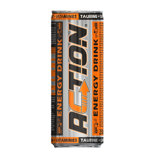 Action Energy Drink, 24 x 25cl Dose