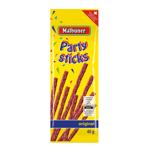 Malbuner Party Sticks, 10 x 40 g