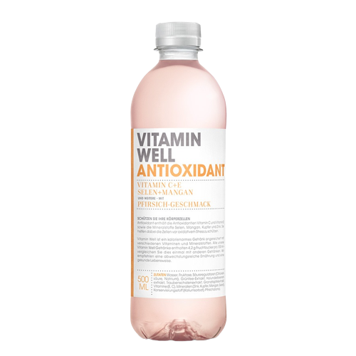 Vitamin Well Antioxidant, 12 x 50cl PET